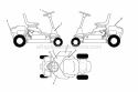 Decals Diagram and Parts List for WE261 2011-10 - 96022000902 Weed Eater Lawn Tractor